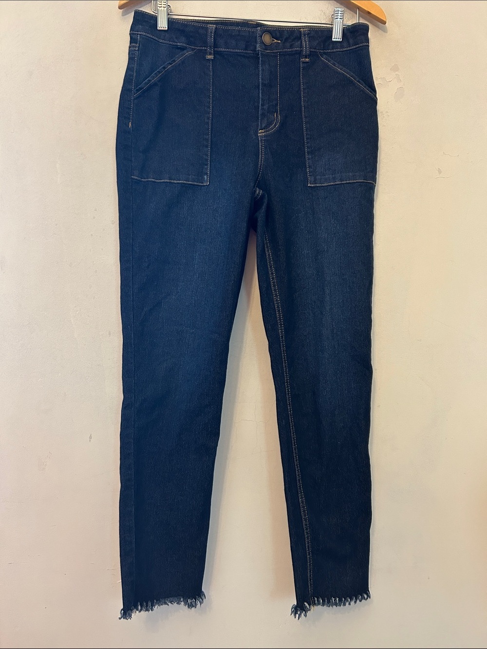 Copper Key Dark Blue Denim Jeans Raw hem Size 13 NWOT